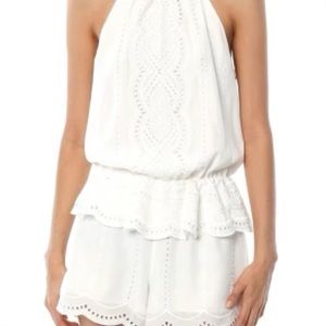 Parker White Eyelet Jumpsuit